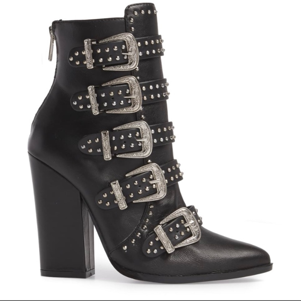 Comet Studded Buckle Bootie